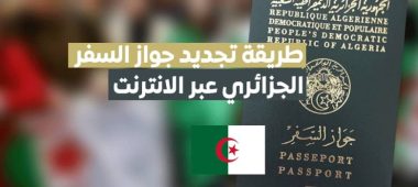 ملف طلب جواز السفر البيومتري لأصحاب بطاقة التعريف البيومترية للجزائريين